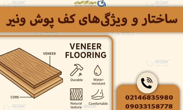 ساختار و ویژگی‌های کف پوش ونیر