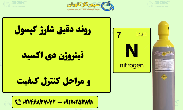 روند دقیق شارژ کپسول نیتروژن دی اکسید و مراحل کنترل کیفیت
