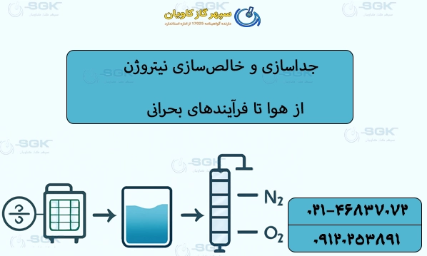 جداسازی و خالص‌سازی نیتروژن . از هوا تا فرآیندهای بحرانی