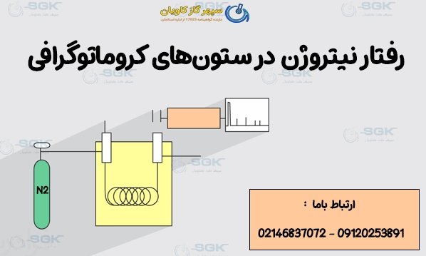 رفتار نیتروژن در ستون‌های کروماتوگرافی